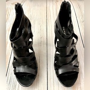 Chinese Laundry strappy black heels